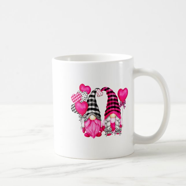 Taza De Café Nk Buffalo Plaid And Heart Balloons Valentines D _ (Derecha)