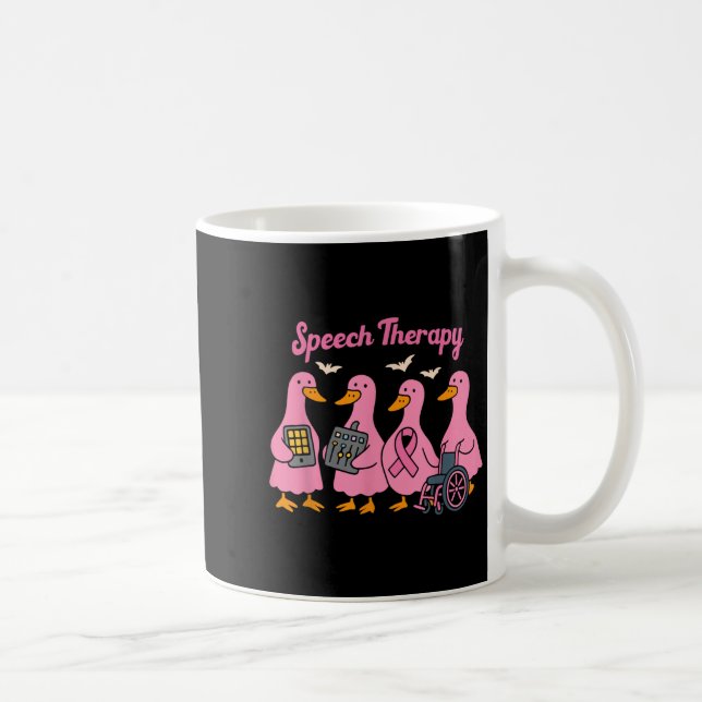 Taza De Café Nk Goose Ribbon Speech Language Pathologist Therap (Derecha)