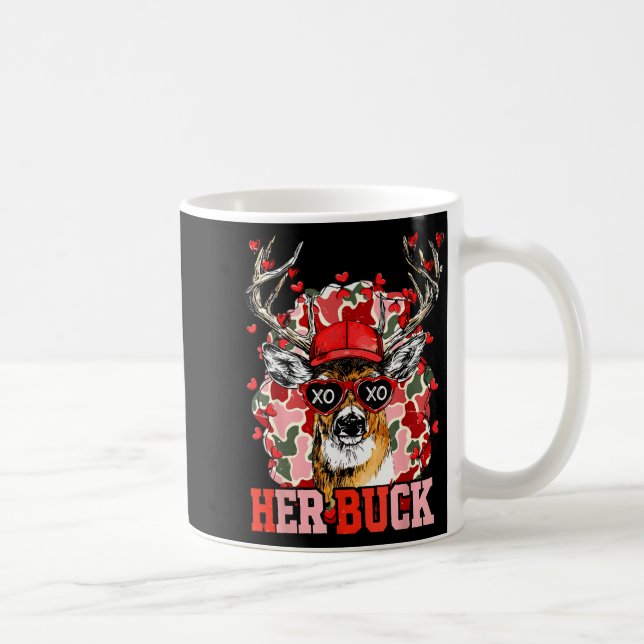 Taza De Café Nk Her Buck Camo Deer Hunting Camouflage Matching  (Derecha)