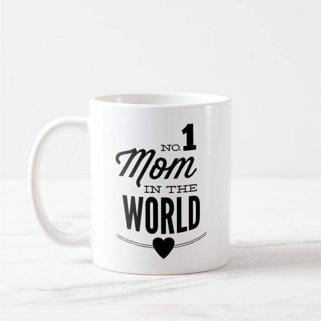 Taza De Café No 1 Mamá En El Mundo Del Café (Izquierda)