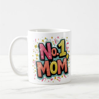 Taza De Café No 1 Mamá Mug, te queremos divertido regalo del Dí