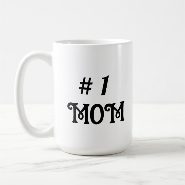 Taza De Café No. 1 Regalo del Día de la Madre (Izquierda)