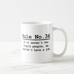 Taza De Café No. 36 de la regla