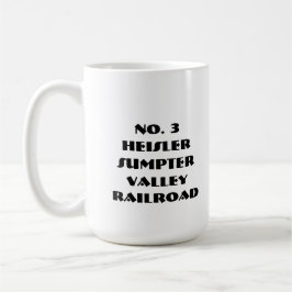 Taza De Café No. 3 ferrocarril del valle de HeislerSumpter