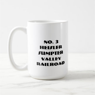 Taza De Café No. 3 ferrocarril del valle de HeislerSumpter