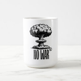 Taza de café NO A LA GUERRA