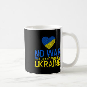 Taza De Café No a la Guerra Me Siento Con Ucrania Terminar la G
