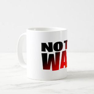 Taza De Café No A La Ronda Clásica Del Botón Clásico De La Cade