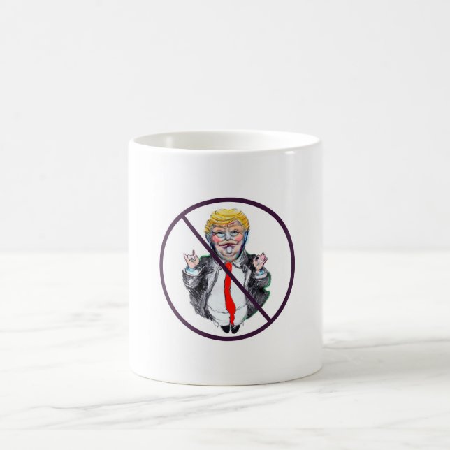 Taza De Café No a Trump Mug (Centro)
