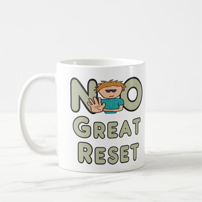 Taza De Café No al gran reinicio (Izquierda)