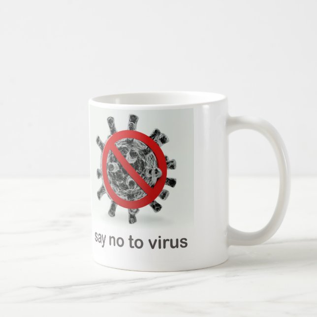 Taza De Café No al virus (Derecha)