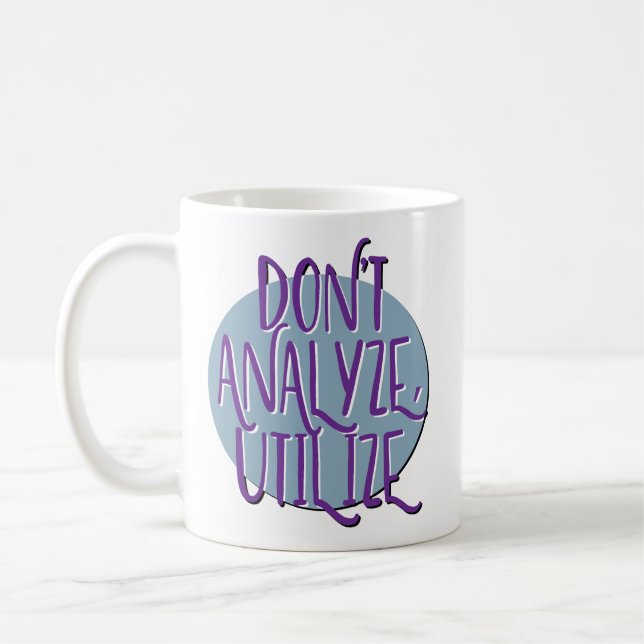 Taza De Café No analizar, utilizar el lema de recuperación (Izquierda)