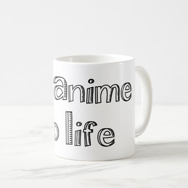 taza de café no anime no life (Anverso derecho)