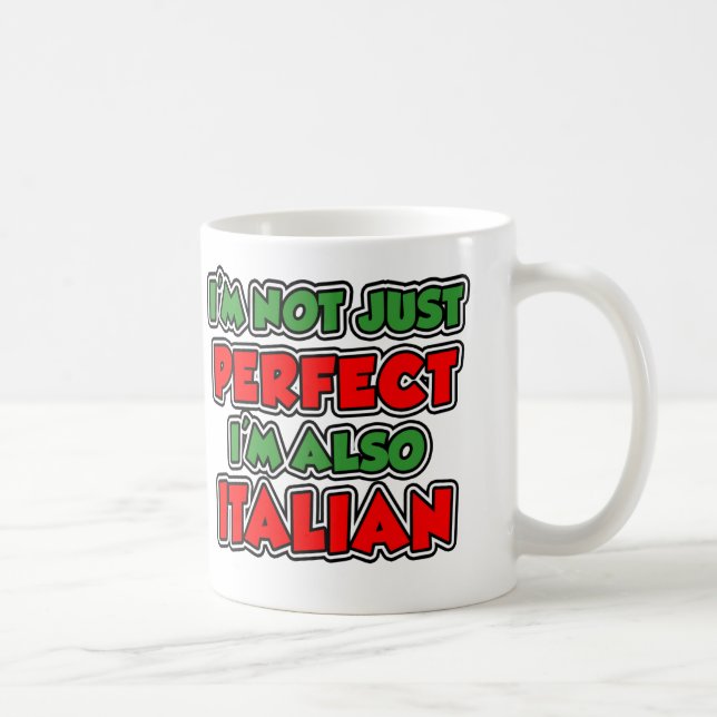Taza De Café No apenas italiano perfecto (Derecha)