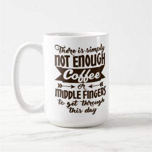 Taza De Café No bastante tipografía del café