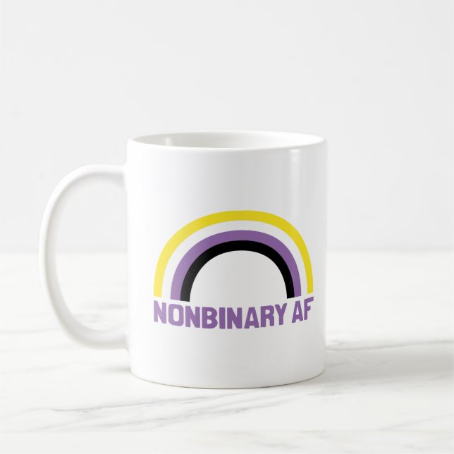 Taza De Café No binario AF (Izquierda)