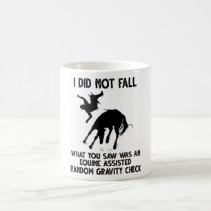 Taza De Café No Caí Lo Que Vieron Fue Un Equino Asistido