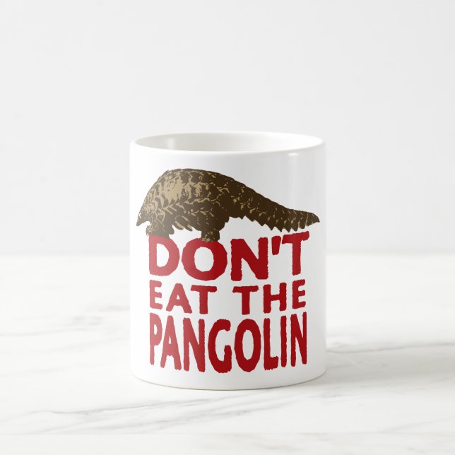 Taza De Café No coma el Pangolin (Centro)