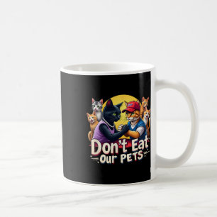 Taza De Café No coman a nuestros Mascotas Debate de Trump 2024