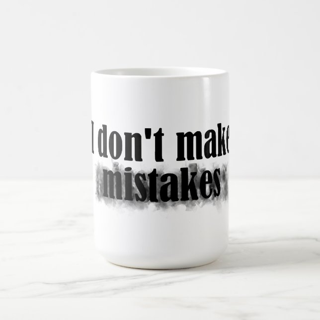 Taza De Café No Cometo Errores (Centro)
