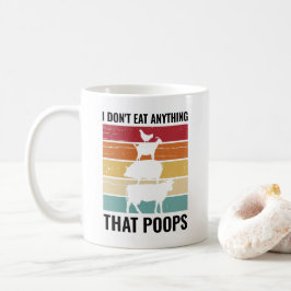 Taza De Café No como nada que posea a Vegan Animal Lover