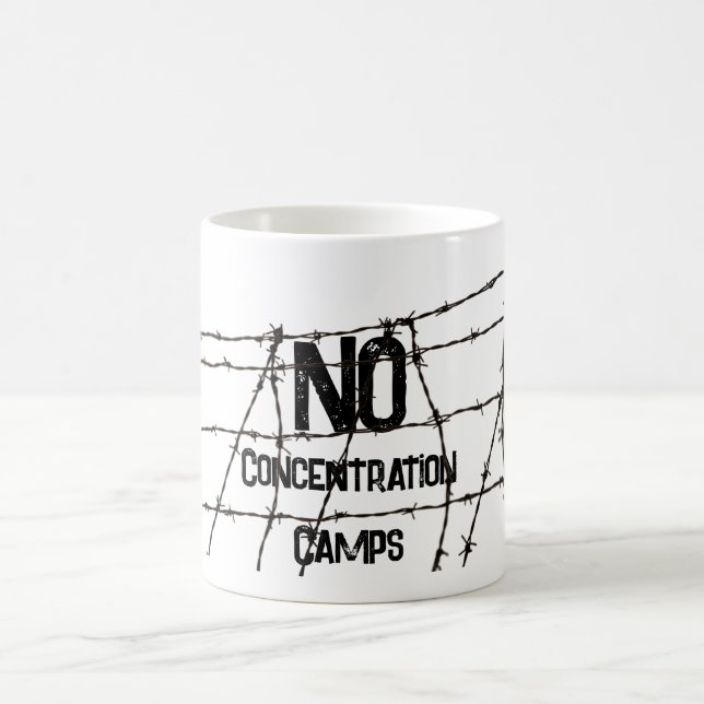 Taza De Café No Concentration Camps Coffee Mug (Centro)