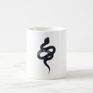 Taza De Café No confíes en nadie Serpiente Snake 