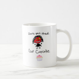 Taza De Café No consiga enojado, consiguen la magdalena