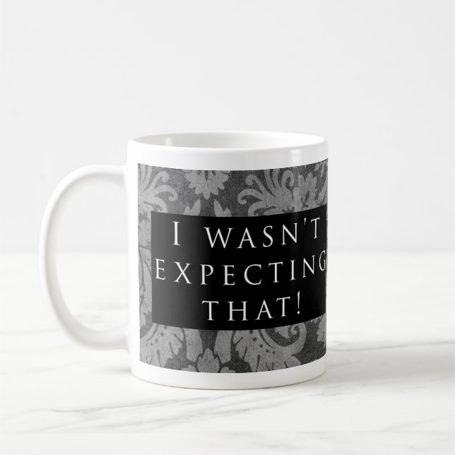 Taza De Café ¡No contaba con eso! Negro del modelo (Izquierda)