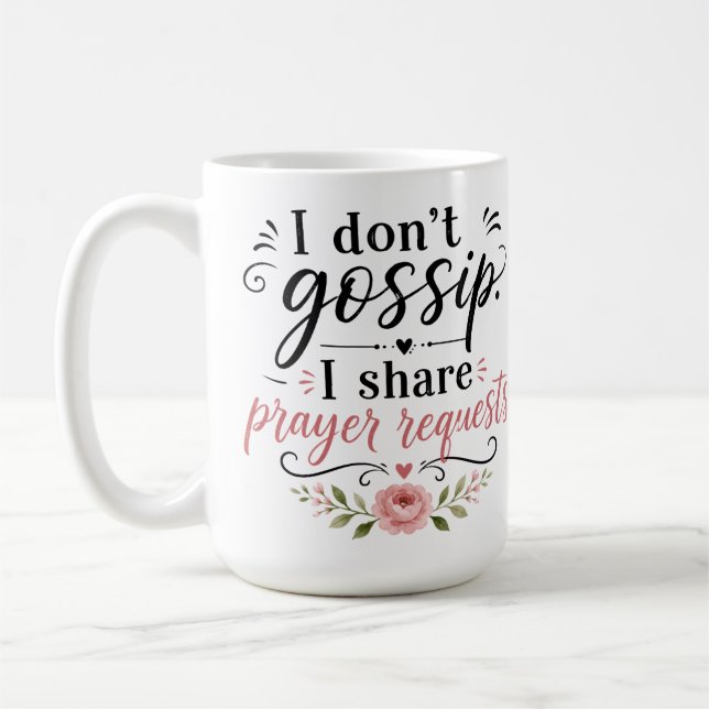 Taza De Café No cotilleo..... (Izquierda)