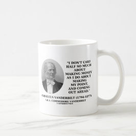 Taza De Café No cuide a medias tanto haciendo el dinero que