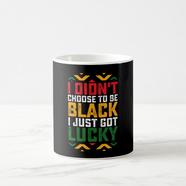Taza De Café No decidí ser negro (Centro)