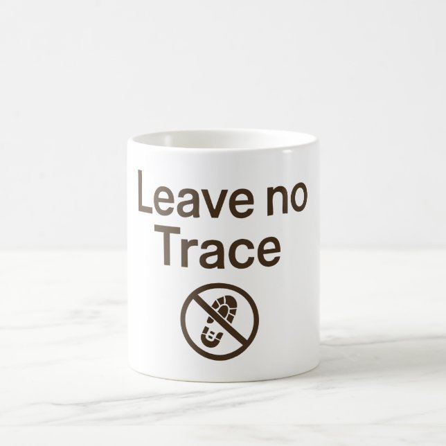 Taza De Café No dejar rastro (Centro)