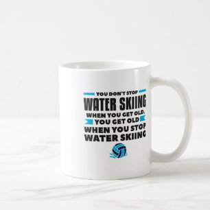Taza De Café No Dejas de Esquiar en el Agua Cuando Te Haces Esq