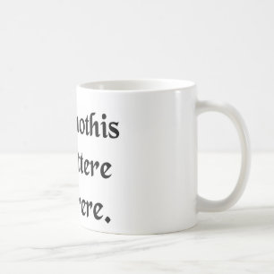 Taza De Café No deje los bastardos conseguirle abajo