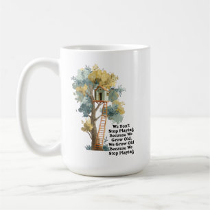 Taza De Café No Dejes de Jugar Árbol de Citas Motivacionales Ca