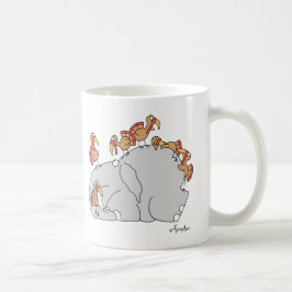 Taza De Café No dejes que los pavos te bajen