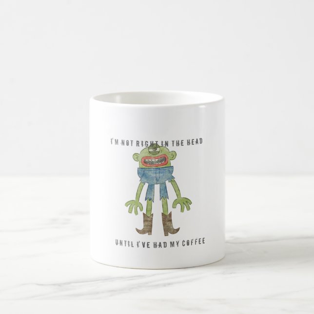 TAZA de CAFÉ NO DERECHA 6D [BLANCA] (Centro)