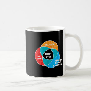 Taza De Café No detener el rock clásico de diagrama de Venn