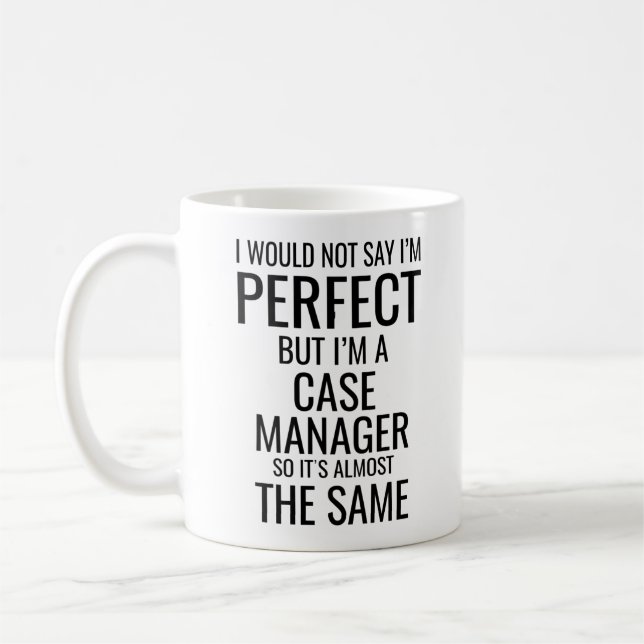 Taza De Café No Diría Que Soy Perfecto, Pero Soy Funda. (Izquierda)