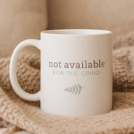 Taza De Café No disponible para la serie de rebelión suave