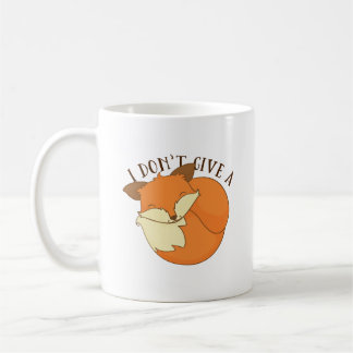 Taza De Café No doy un Fox