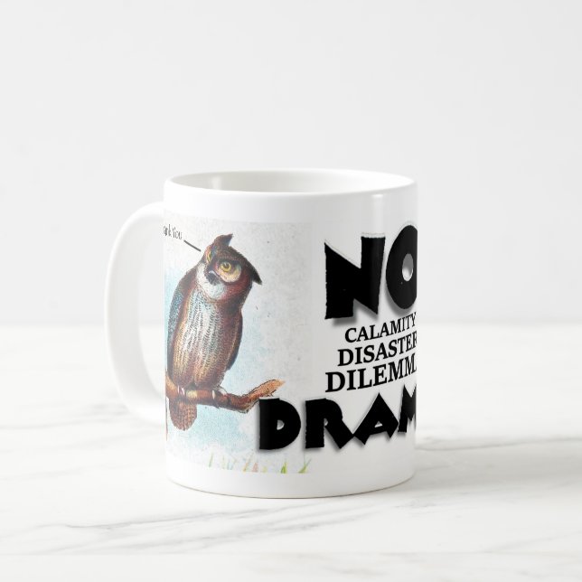 TAZA DE CAFÉ NO DRAMA (Anverso izquierdo)