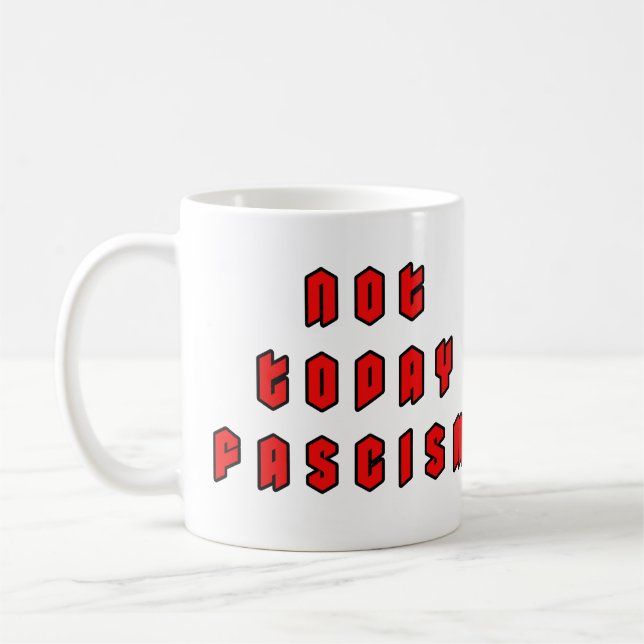 Taza De Café No el fascismo de hoy (Izquierda)