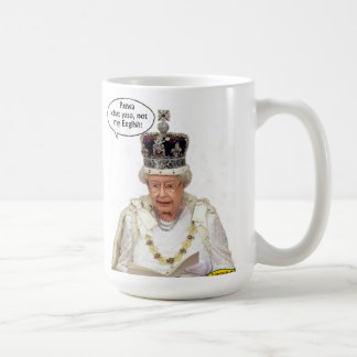 Taza De Café No el inglés de la reina