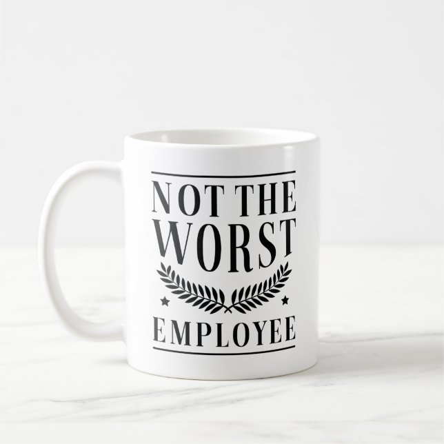 Taza De Café No El Peor Empleado (Izquierda)