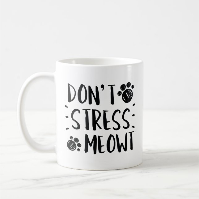 Taza De Café No enfades a Meowt (Izquierda)