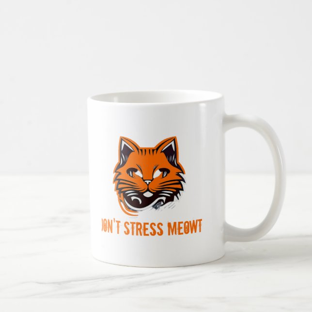 Taza De Café No enfades a Meowt (Derecha)