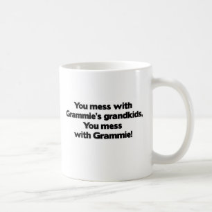 Taza De Café No ensucie con los Grandkids de Grammie