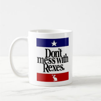 Taza De Café No ensucie con Rexes
